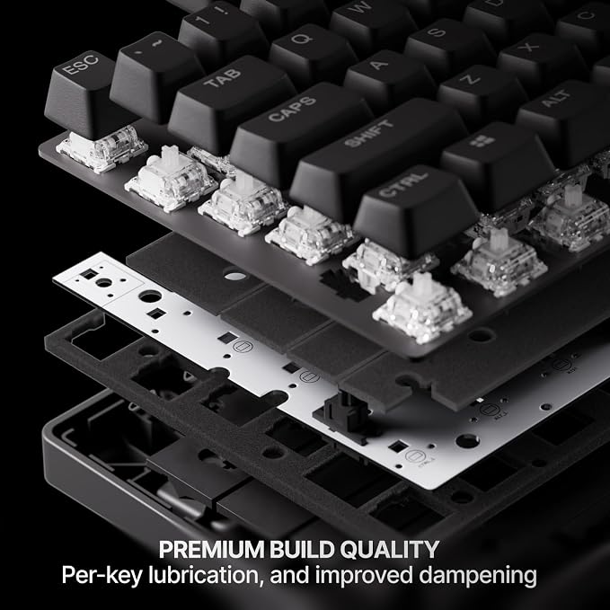 SteelSeries Apex Pro TKL Gen 3 Gaming Keyboard - OmniPoint 3.0 Analog Magnetic Switches, Quickset Auto-Presets (Rapid Trigger, Rapid Tap/SOCD, Protection Mode), OLED, RGB, PBT Keycaps, USB-C, Black