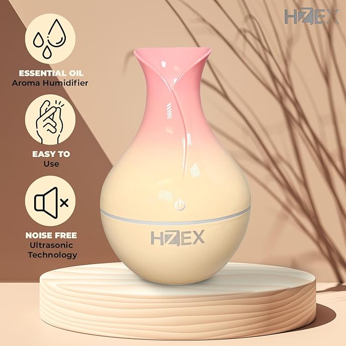 Spiral Essential Oil Diffuser with 7 Color Changing Lights and 5V USB Cable for Home Office, 130ml Mist Humidifier Silent Aroma Diffusers, Variant Colors (Spirit)