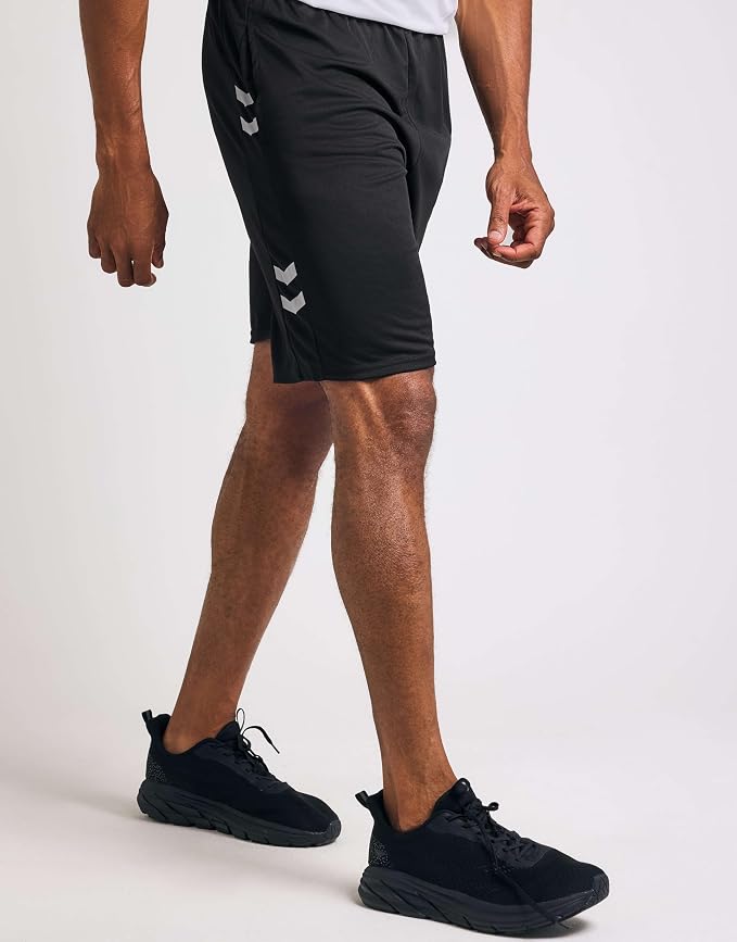 5 Pack Men's Mesh Shorts Athletic Basketball Sports Gym Workout Pockets | Cooling Moisture-Wicking, 9", Long, Quick-Dry, Breathable, Elastic Drawstring Waistband. Running, Exercise, Soccer, Training.
