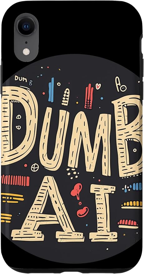 iPhone XR Dumb AI Stamp Costume Case