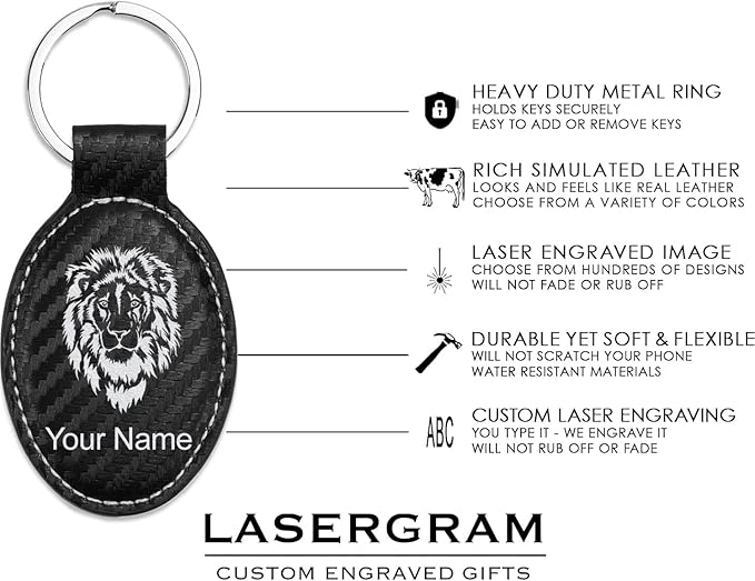 LaserGram Oval Keychain, Water Polo, Personalized Engraving Included