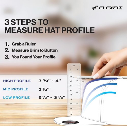 Flexfit Men's Fitted Baseball Cap - Comfortable Athletic Design | Adjustable Size Options