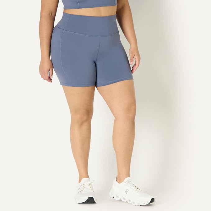 Amazon Essentials Women's Active FormFlex Buttery Soft High Waist Biker Shorts