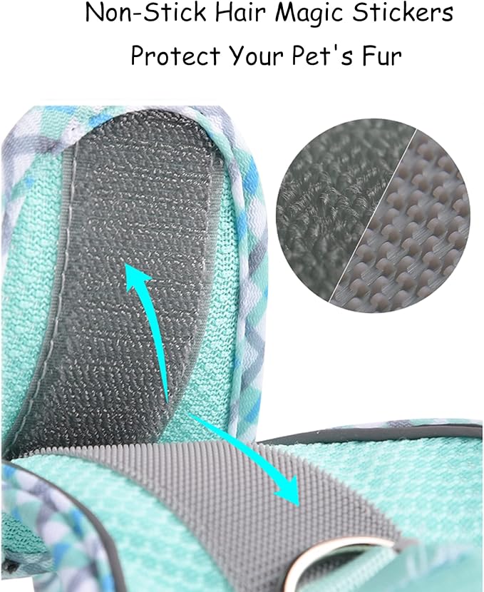 Petank Dog Harness for Small Medium Dogs No Pull, Puppy Harness and Leash Set, Step in Dog Harness for Walking, Running, Training, Small Dog Vest, Medium Dog Vest (Purple, XXS)
