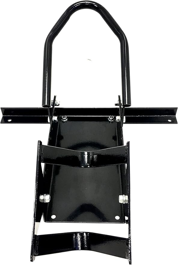 MaxxHaul 80077 Standard Motorcycle Wheel Chock with Pivoting Cradle