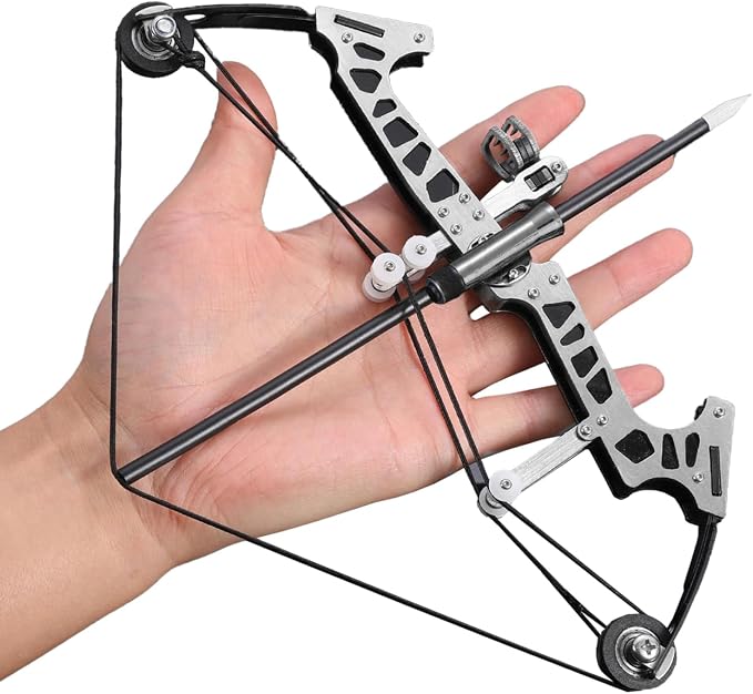 Archery Bow Set Left and Right Hand Compound Bow Hunting Bow Metal Material Catapult RH/LH for Practice Archery