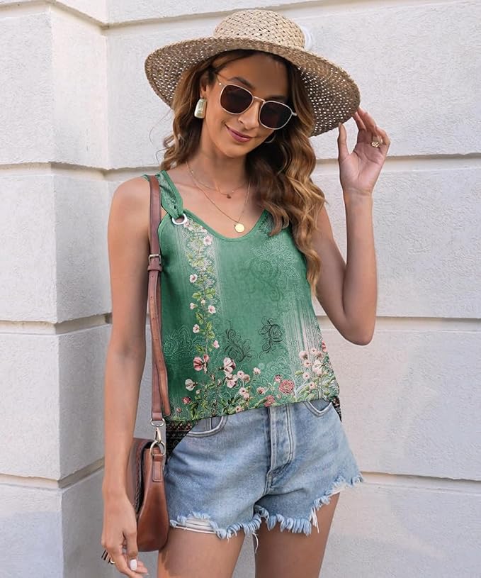 Disamer Womens Tank Tops 2026 Loose Fit Casual Summer Spaghetti Strap Trendy Spring Cute Lace Sleeveless T Shirts