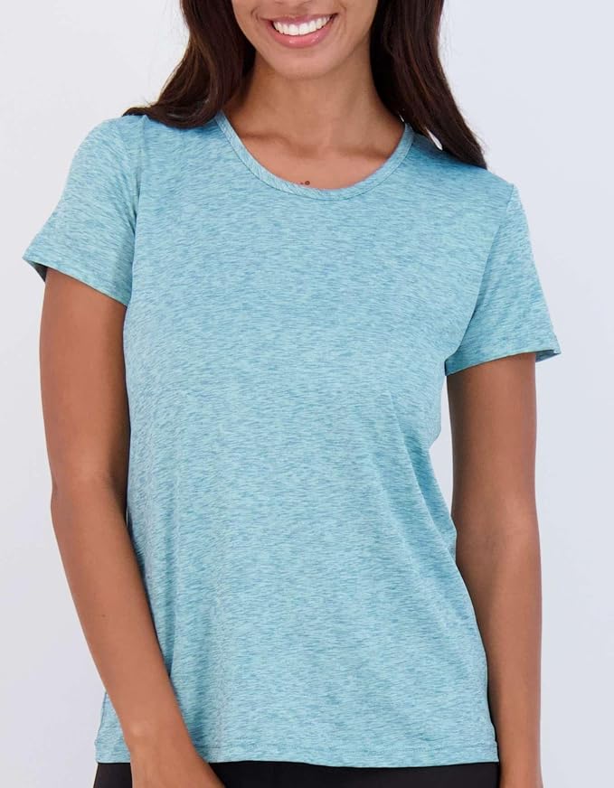 5 Pack Women's Dry Fit Short Sleeve Athletic Gym Workout Running Tops | Available in Plus Size, Exercise, Sports, Fitness, Quick Dry, Cooling, Moisture Wicking, Loose Basic Tees, Yoga, Pilates