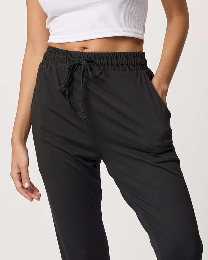 3 Pack Women's Lounge Joggers Sweatpant Active Athletic Yoga Workout Pocket | Available in Plus Size, Ladies Casual, Drawstring Gym Pants, Sleep Bottoms, Hiking, Running, Fitness, Exercise, Pajama, Soft