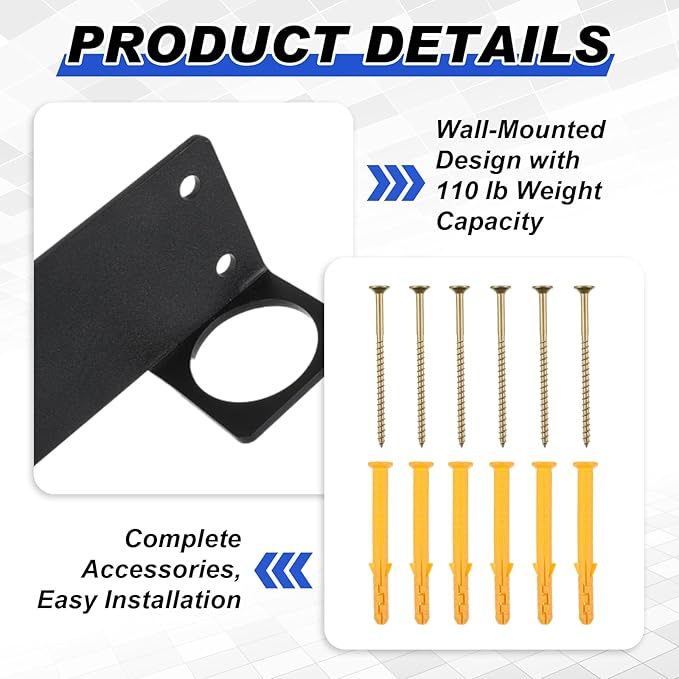 Floor Jack Stand Rack Wall Mount Organizer Storage, Car Hydraulic Trolley Stand, Wall Mounted Storage Mounting Bracket, Tower Trailer Accessories Tool