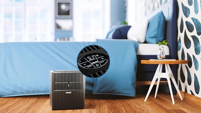 AH535 Original Connect Filter-Free Evaporative Humidifier - Spaces up to 485 ft² - Black - WiFi Compatible