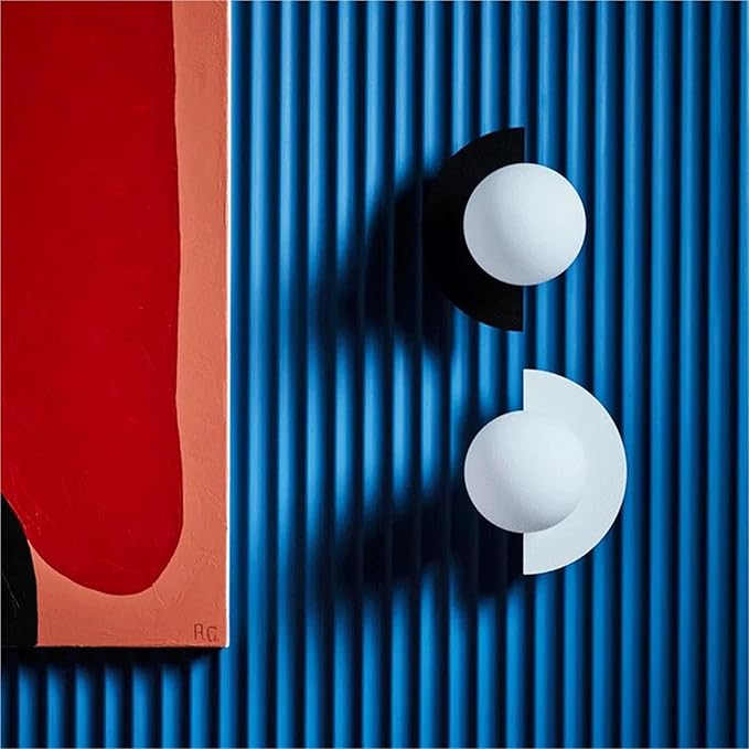 Bedside LED Macaron Room Wall Lamp Minimalist LivingRoom Background Decoration Sconce Colorful Lighting(Yellow)