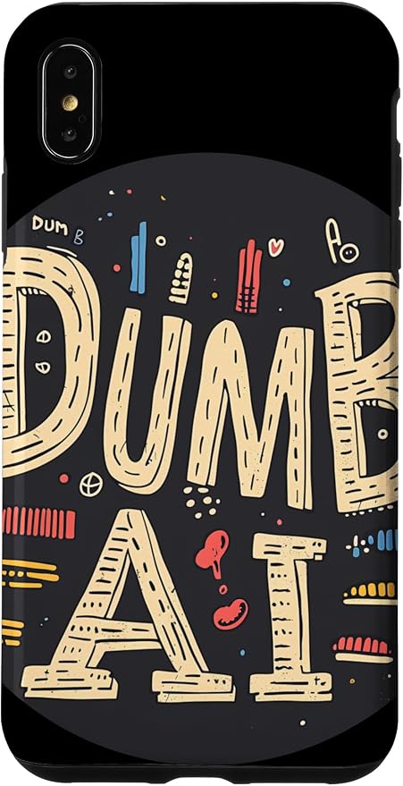 iPhone XS Max Dumb AI Stamp Costume Case