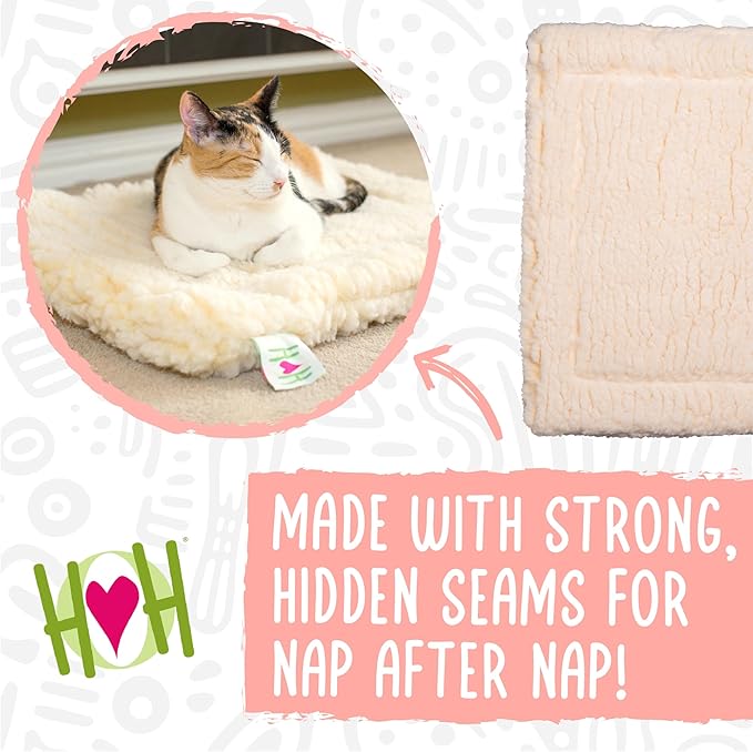 HuggleHounds Mat Cat & Dog Bed - Crate Pads for Dog Cages, Machine Washable Kennel Bed for Sleeping, Medium & Large Size Breeds - Large, 26" x 42"