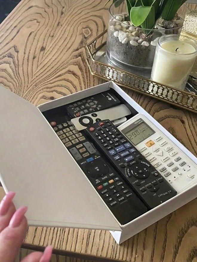 Decorative Storage Book Box – Hidden Storage for Remote Controls, Keys, and Small Items – Elegant Home Decor for Living Room, Bedroom, Coffee Table – Modern Style Faux Book Organizer (Pairs)
