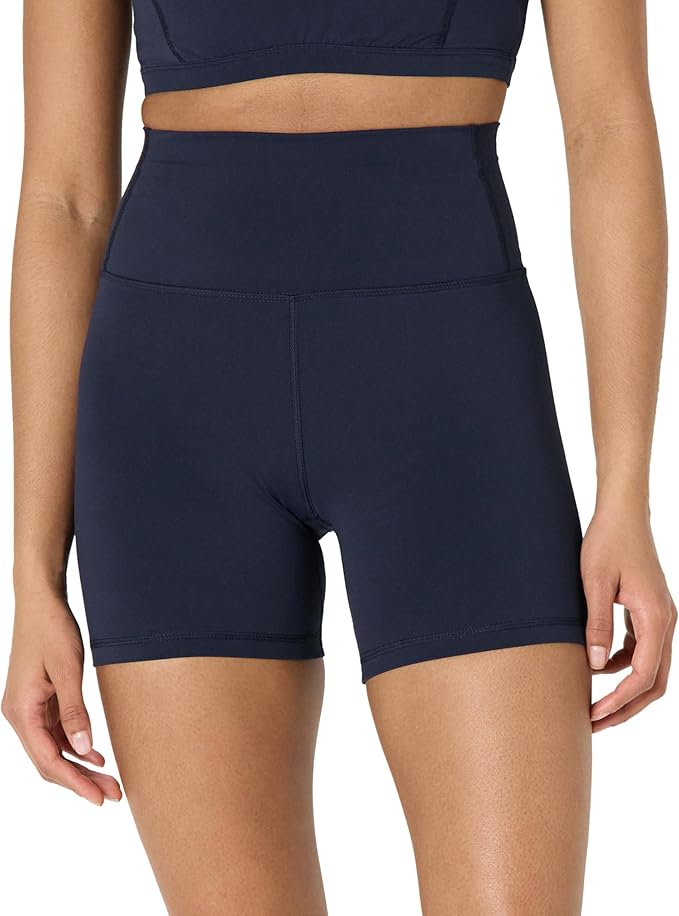 Amazon Essentials Women's Active FormFlex Buttery Soft High Waist Biker Shorts