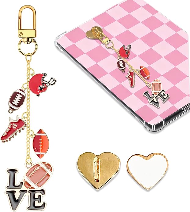 Charm Chains for Kindle,Cute E-reader Phone Charm Bracelets Accessories Compatible for Kindle E-Reader Phone iPad AirPod,Gifts for Reader Booklovers
