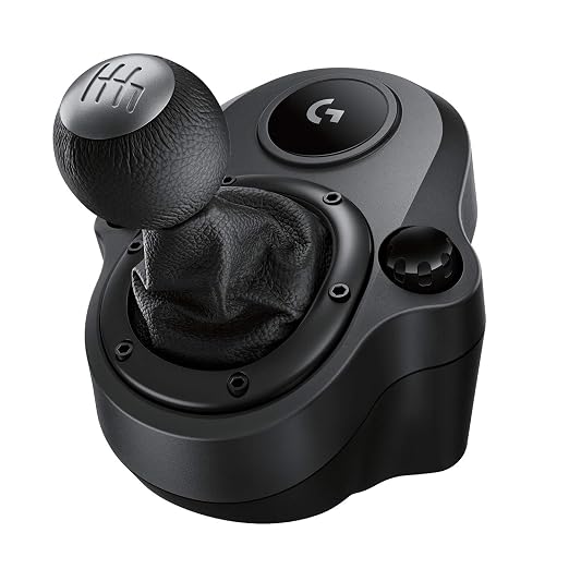 Logitech G Driving Force Shifter Compatible with G29 G920 & G923 - PC | Compatible with PlayStation 5, Playstation 4, Xbox-Series X|S, Xbox-One