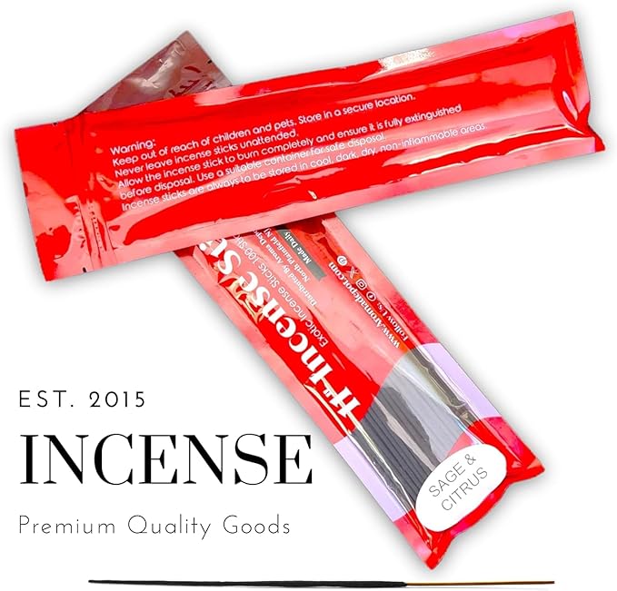 Sweet Vanilla Most Exotic 11'' Incense Sticks. Approx. 85 to 100 Sticks Per Bundle, Each Natural Stick Burns for 45 mins to 1 Hour Each Long Lasting Guarantee 100% Pure