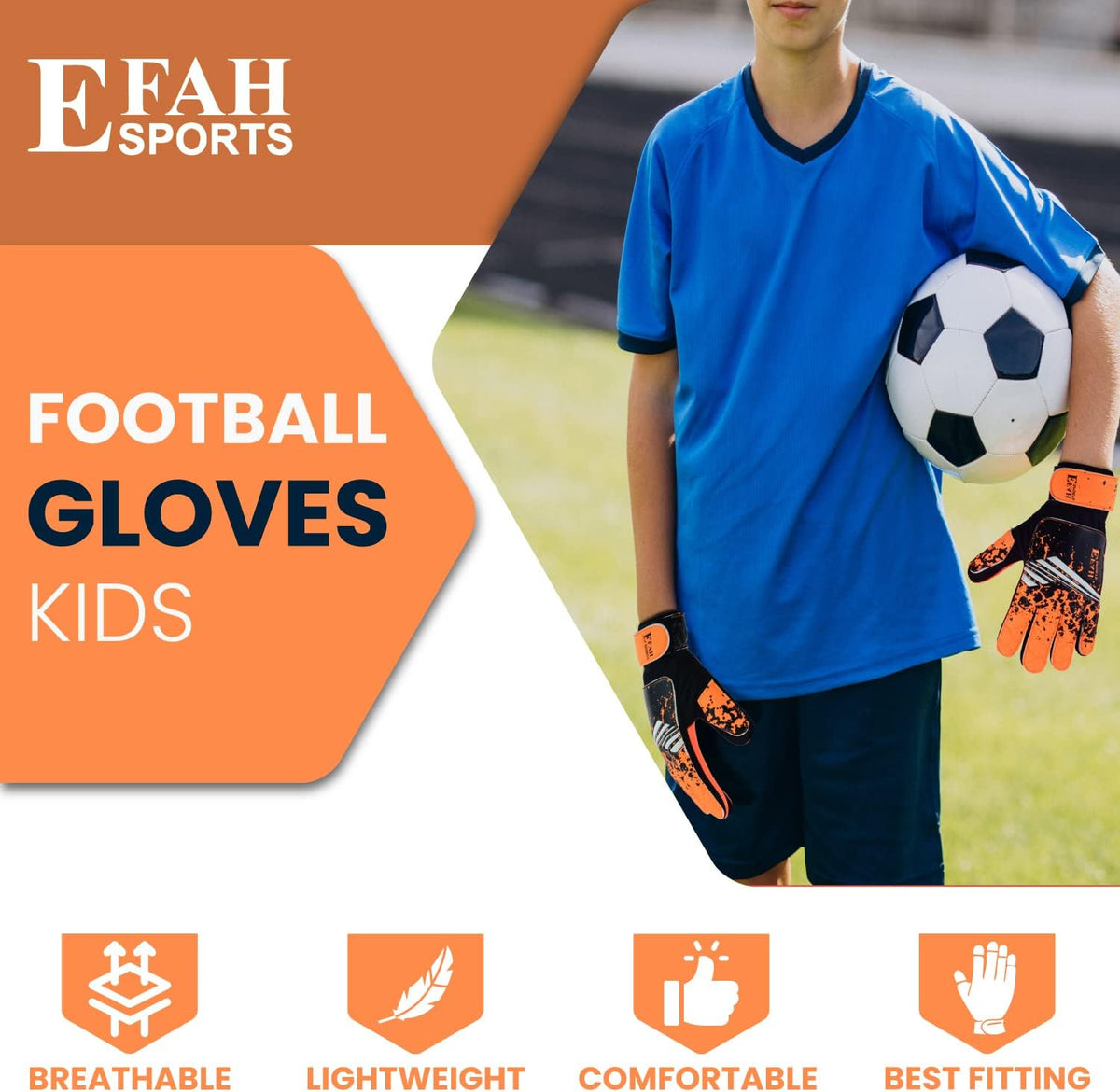 Regine Switzerland Soccer Goalkeeper Gloves - Strong Grip for Kids & Youth | Durable Football Gear