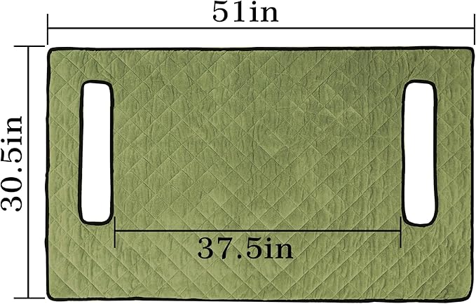 YOKYHOM Golf Cart Seat Covers, Golf Cart Seat Towel Blanket, Short Plush Surface, Soft and Comfortable, Suits EZGO, Yamaha, Club Car and Other 2-Seat Golf Carts, 51"x 30.5", Grass Green