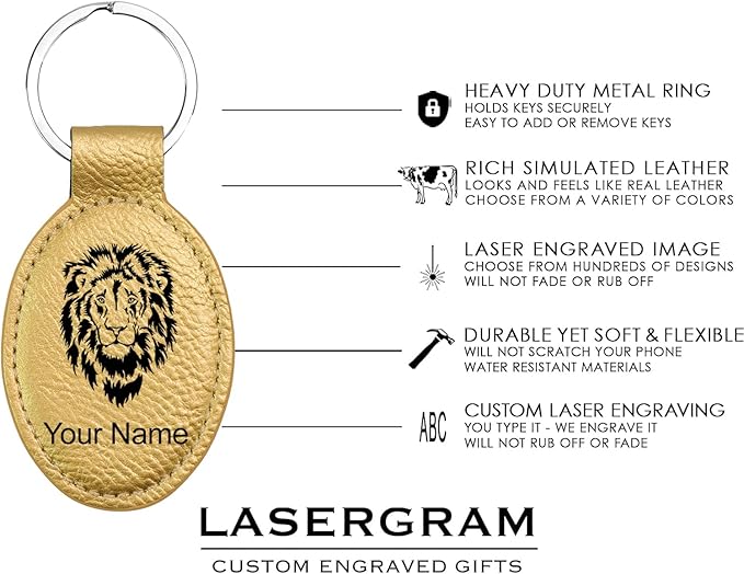 LaserGram Oval Keychain, Water Polo, Personalized Engraving Included