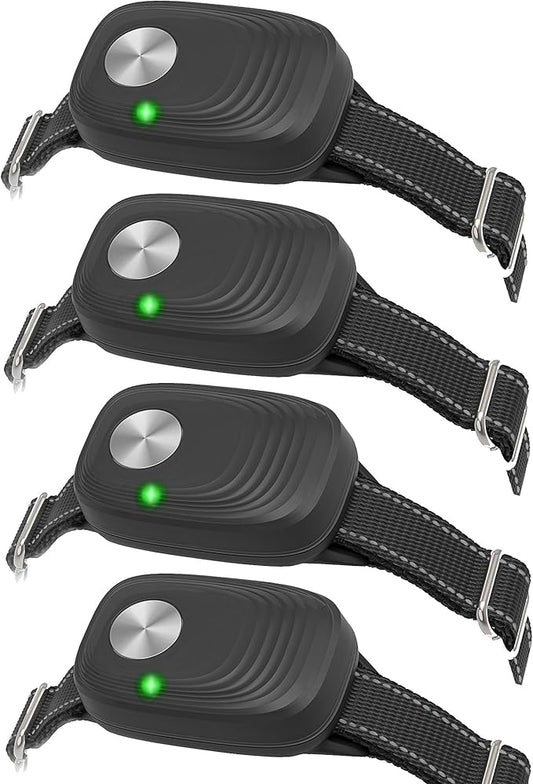 Automatic Pet Door Collar - Compatible with High Tech Pet Doors - Replaces MS-4 & MS-5 Collar Keys - BLK-4PK