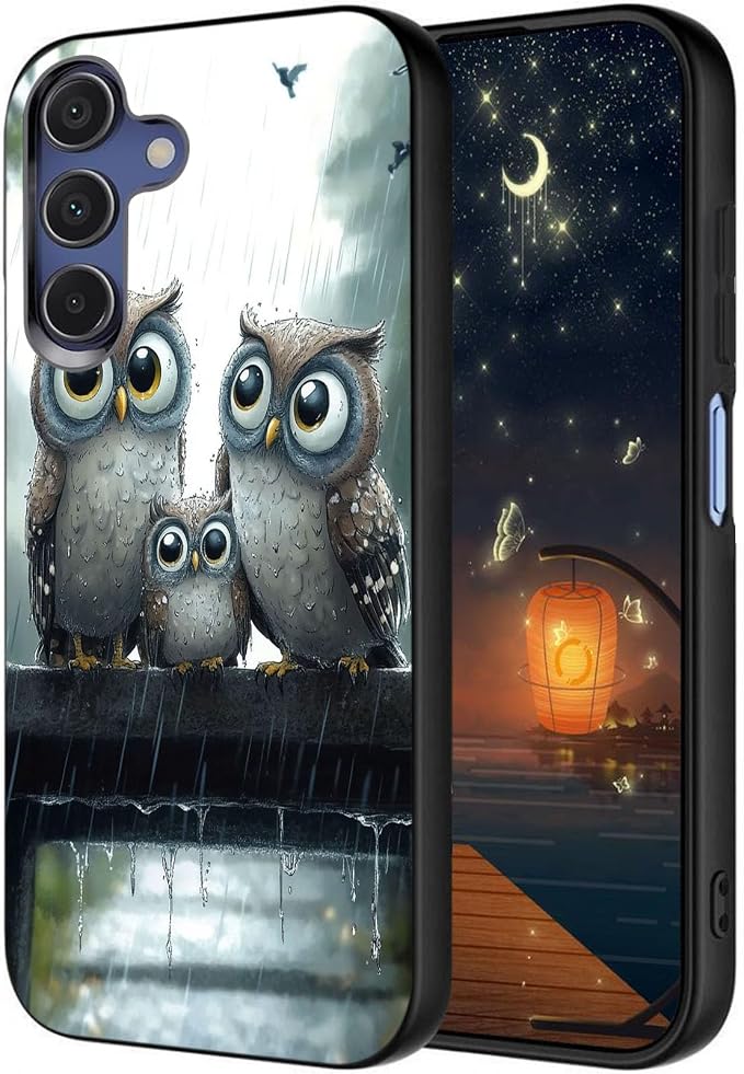Designed for Galaxy A16 5G Phone Case,Slim Silicone Shockproof Protective Case for Galaxy A16 5G 6.7 inch,Cute Owl