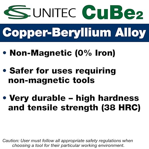 CS Unitec | 453.1310 | Non-Magnetic, Corrosion-Resistant Copper Beryllium Needles (Set of 100). TUV Certified