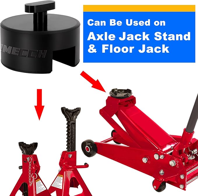 Jack Stand Pads for Corvette Cruiser C5 C6 C7 C8 GS Z Z51 Z06 Accessories, Jacking Pucks for Chevrolet Adapter, 2 Pack