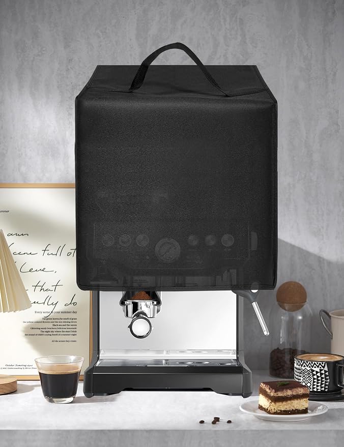 Espresso Machine Cover for BES870XL/ BES880BSS/BES876BSS Coffee Maker | Latte Maker Cover,Heavy Duty Heat-Resistant Waterproof Nylon Case for Espresso Machine