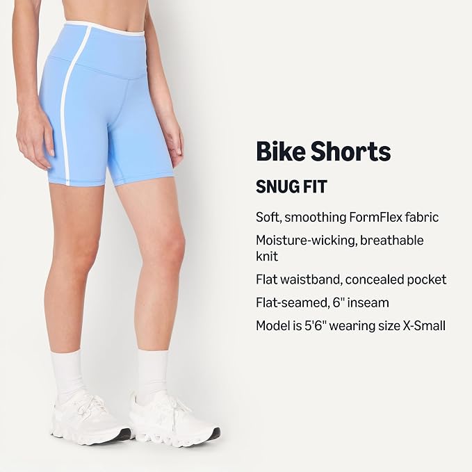 Amazon Essentials Women's Active FormFlex Buttery Soft High Waist Biker Shorts