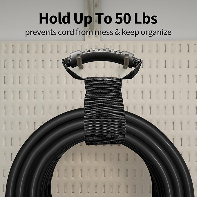 POWGRN 50 Ft 10AWG Black Outdoor Extension Cord Waterproof Heavy Duty 10 Gauge 3 Prong, Flexible Cold-Resistant Long Power Cord Outside with Lighted Indicator End, 15Amp 1875W SJTW ETL Listed