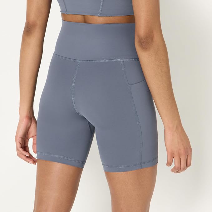 Amazon Essentials Women's Active FormFlex Buttery Soft High Waist Biker Shorts