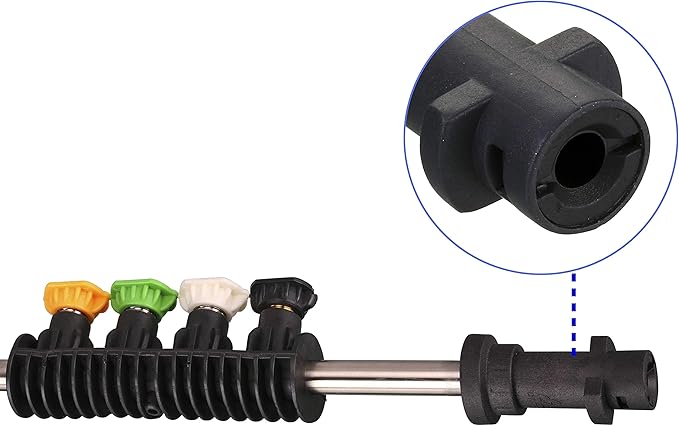 M MINGLE Pressure Washer Wand Extension with Adapter, Replacement Lance, Only Compatible Karcher K2, K3, K4, K5, K6, K7, 15 Inch