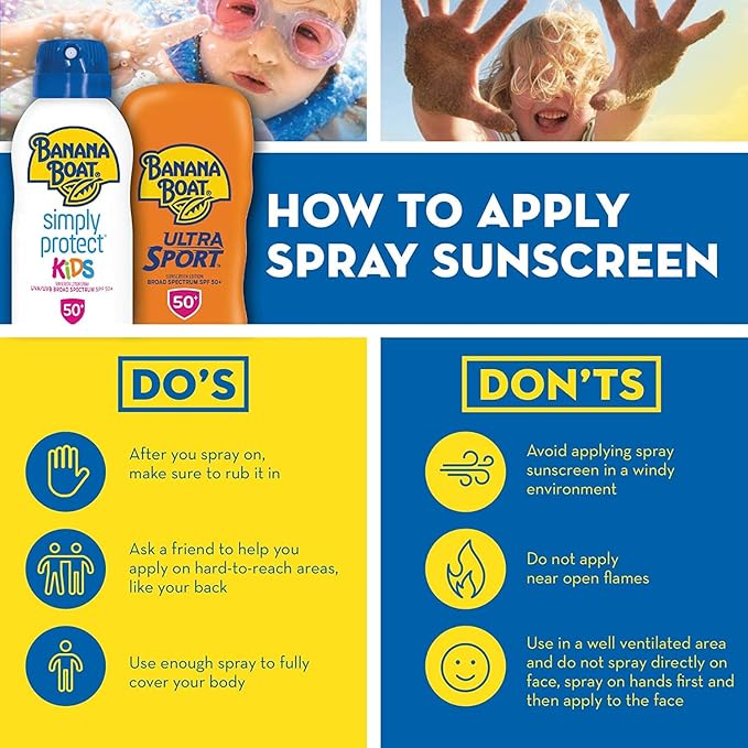Banana Boat SPF#100 Kids Max Protect & Play Lotion 4 Ounce