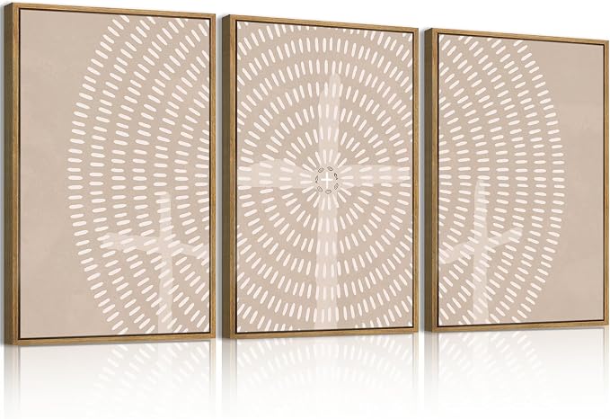 Christian Framed Canvas Wall Art Modern Jesus Wall Decor Abstract Wall Art Set of 3 Jesus Feeds The 5000Artwork for Living Room Bedroom Office 24x36 Inch