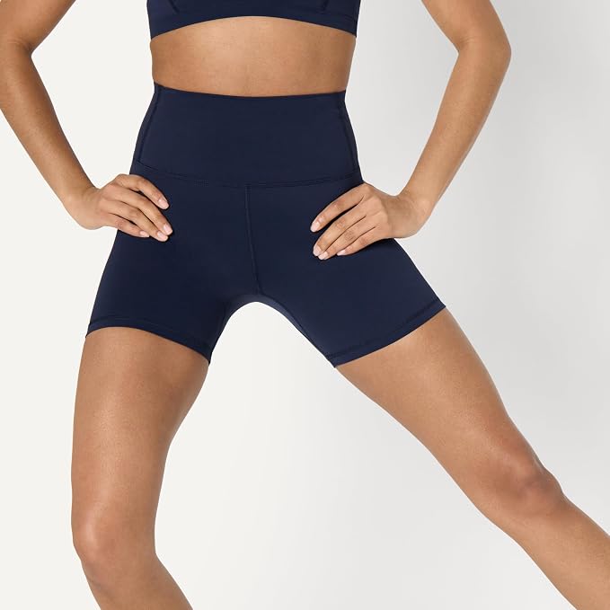 Amazon Essentials Women's Active FormFlex Buttery Soft High Waist Biker Shorts