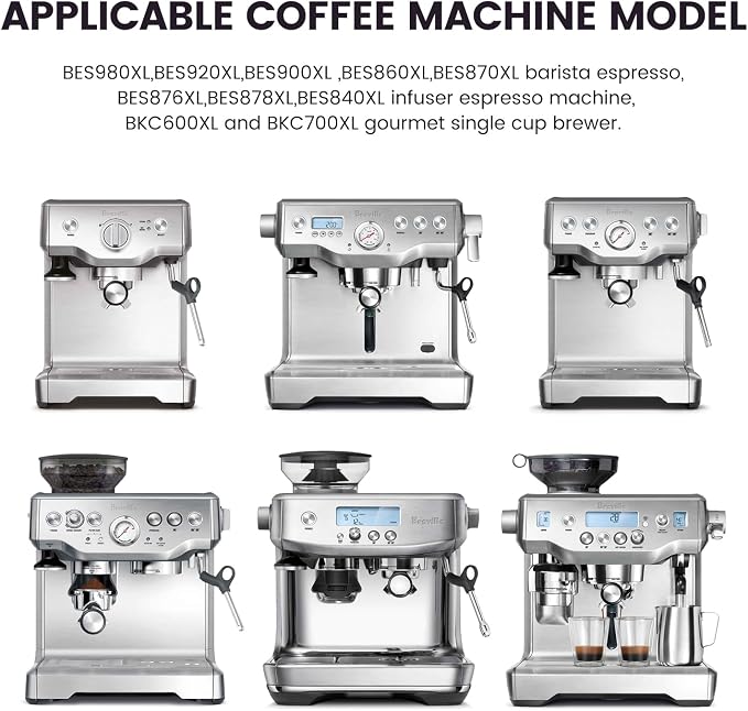 Possiave 12-Pack Water Filters Compatible with Breville BWF100 Machines | Breville Espresso Machine Water Filter Replacement for Barista Express/Pro, Infuser, Dual Boiler, Oracle Series Early