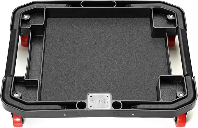 ELAFROS Tool Creeper Rolling Tool Tray With 4 Swivel Casters Caddy Tray For Automotive, Mechanics, DIY enthusiasts, and garages,55 lbs Capacity