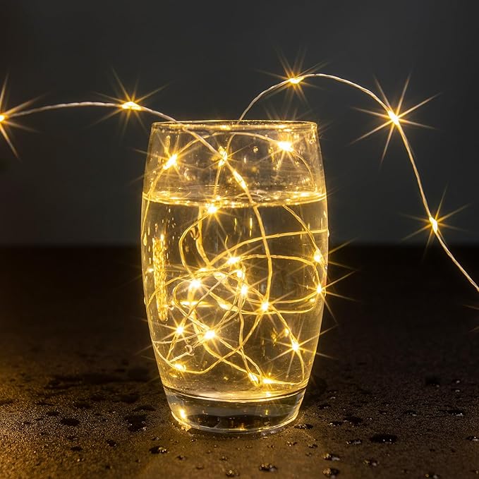 Fairy Lights Plug in,66FT 400 LEDs Waterproof Led String Lights,8 Modes Remote Twinkle Light for Bedroom Window Weddings Christmas Holiday Decoration,Silver Wire,2 Inch Led Space,Warm White