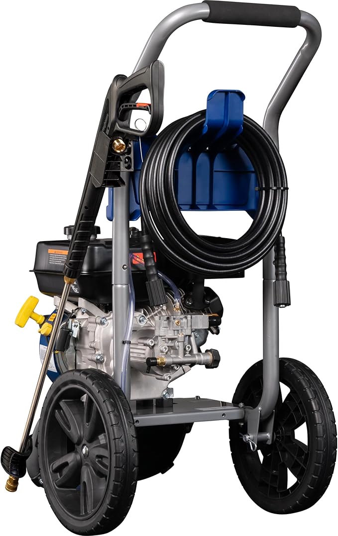 Westinghouse WPX3200 Gas Pressure Washer, 3200 PSI and 2.5 GPM, Onboard Soap Tank, Spray Gun and Wand, 5 Nozzle Set, for Cars/Fences/Driveways/Homes/Patios/Furniture