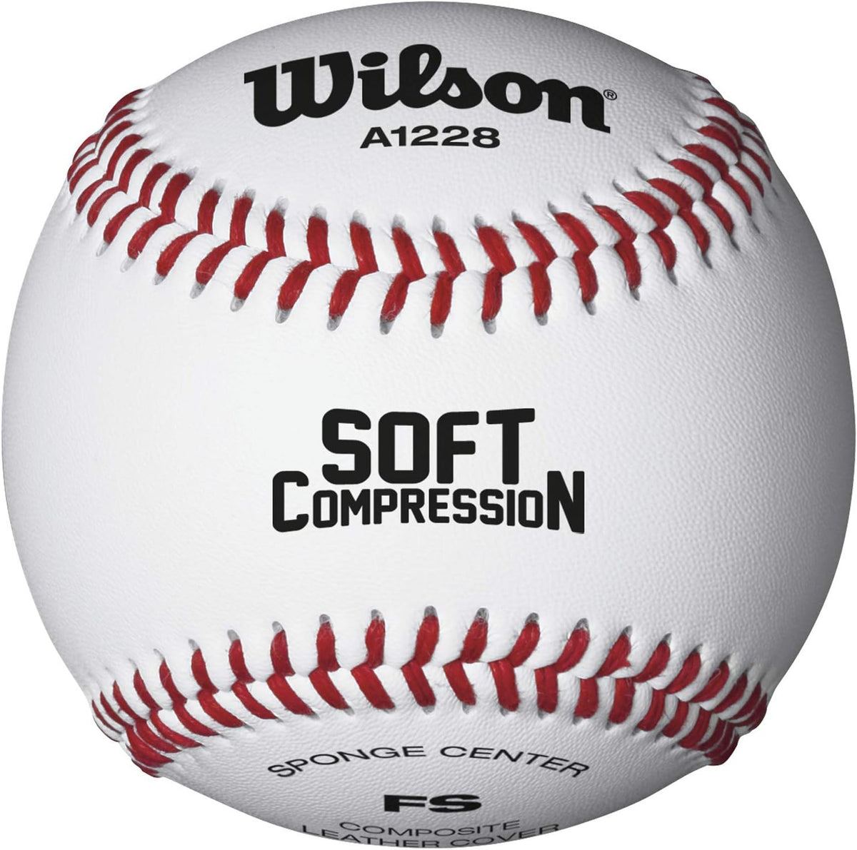 Wilson A1228 Soft Compression Baseballs - 1 Dozen for Enhanced Performance and Durability
