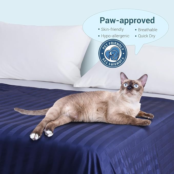 Elegear Cooling Blanket for Hot Sleepers, One-Way Moisture Flow, Queen | Arc-Chill® 3.0 Q-Max>0.5 Cooling Fabric with One-way Moisture Flow Helps Keep Skin Cool & Dry & Breathable, No Sticky Feeling