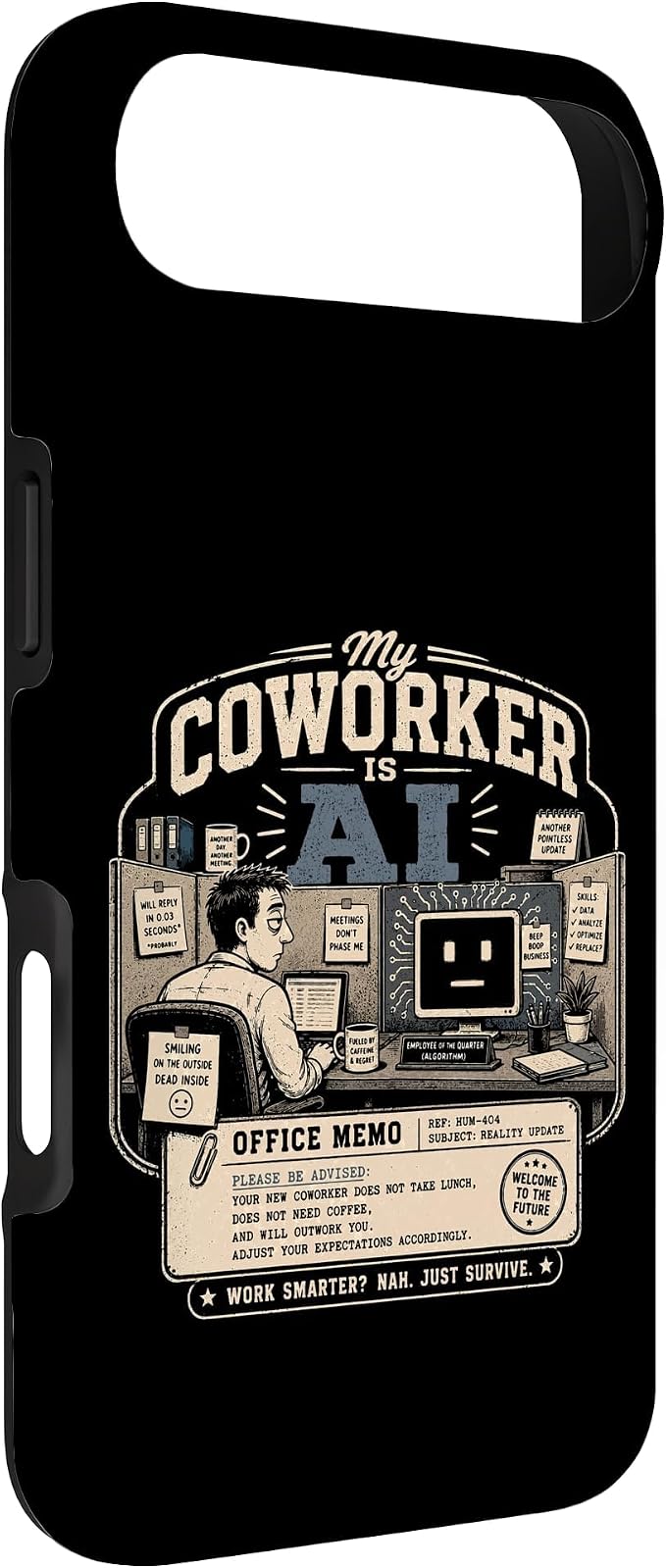 My Coworker is AI Office Humor Funny Workplace Replacement Case for iPhone Air