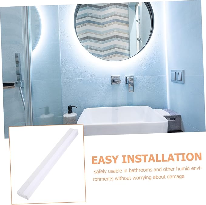 HOMSFOU Led Vanity Mirror Light Bathroom Front Lamp for Makeup Compact Design for Humid Environments Easy Installation Light