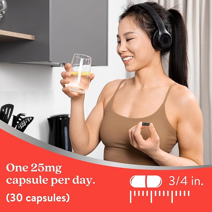 Active Iron High Potency Iron Supplement, 2X Better Absorption & Non-Constipating, Helps Support Energy, Iron Pills for Women & Men, 25mg (30 Capsules)