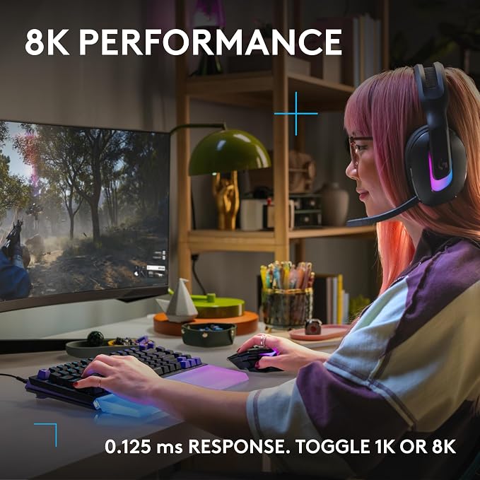 Logitech G512 X 98 TMR + Tactile Switch Mechanical Gaming Keyboard - Black | Hot-Swappable 9x TMR Rapid Trigger + Tactile Mechanical Switches, Gasket, PBT Keycaps, <8K, LIGHTSYNC RGB, for PC & Mac