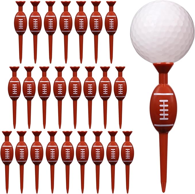 Plastic Golf Tees, Pack of 25, for Height Consistency, Excellent Durability and Stability Tees, Golf Gift for Men Women and Children, Golf Accessories