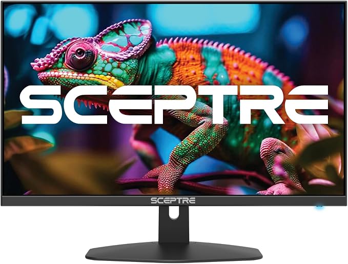 Sceptre 27-inch Prime Gaming Monitor 100Hz 1ms DisplayPort HDMI x2 100% sRGB AMD FreeSync Build-in Speakers, Eye Care Frameless Machine Black 2025 (E275W-FW100T Series) | 1ms Blur Reduction/5ms G-to-G, 100% Srgb, Amd Freesync, Dp1.2 Plus 2×hdmi2.0, 2×2...